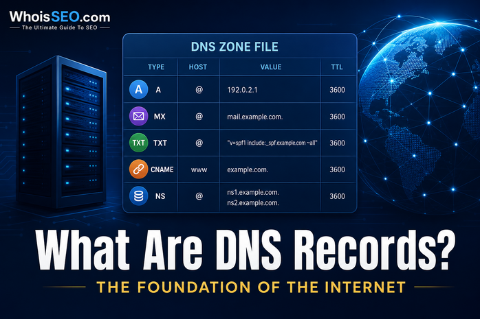 What are DNS records?